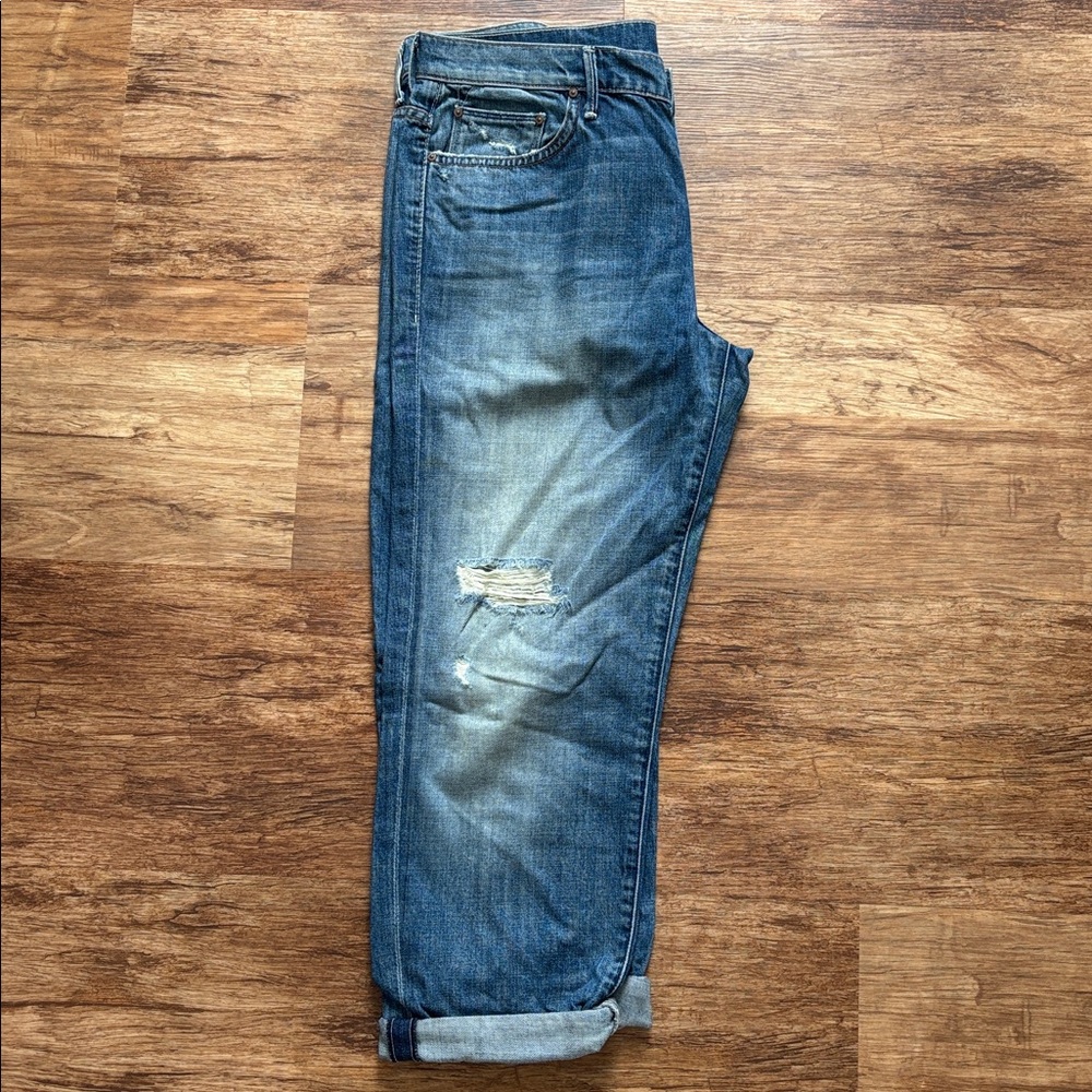 Mother distressed boyfriend jeans. - Picture 2 of 7